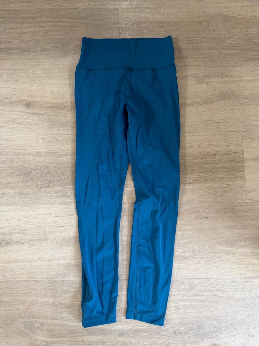 Outdoor Voices Teal High-Waist Performance Leggings